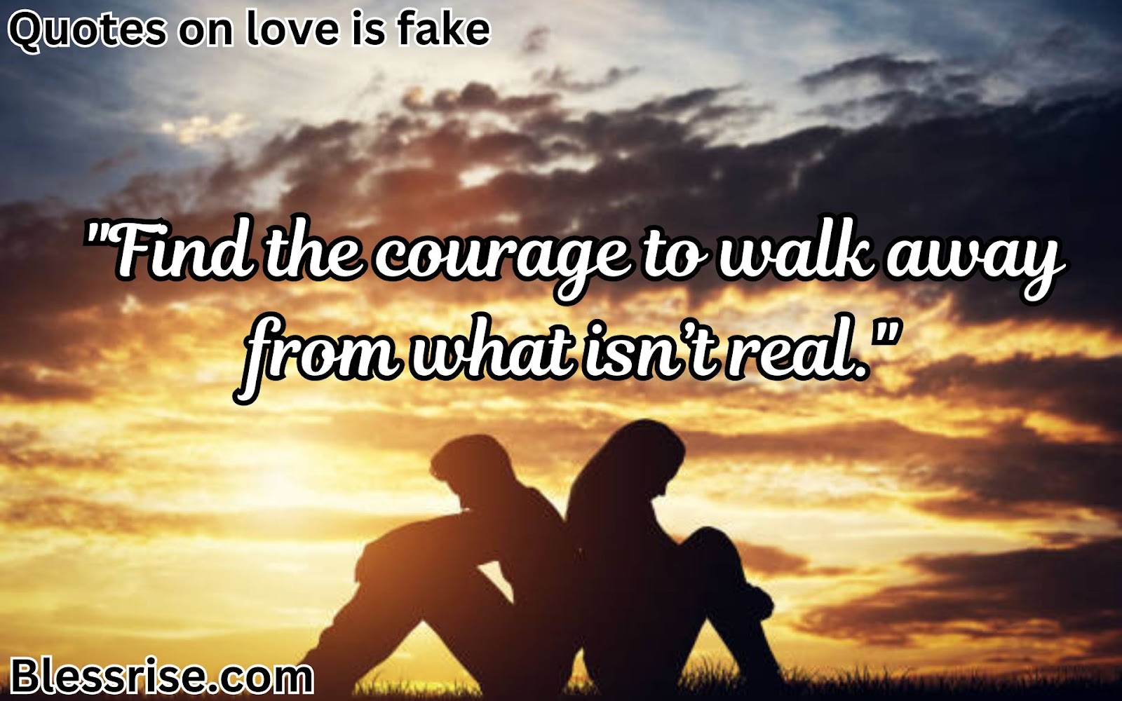 Quotes on love is fake in English