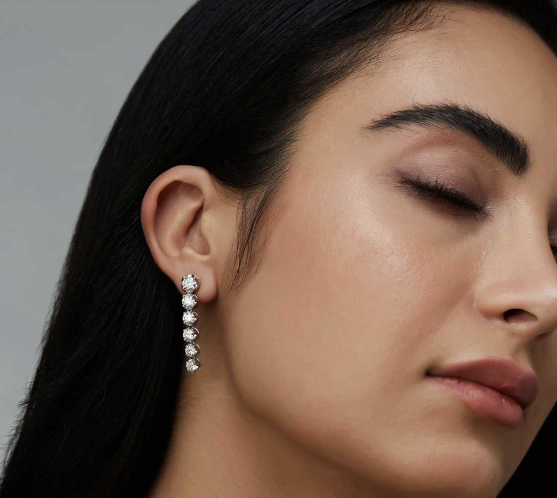 Lab-grown diamond earrings | Crash club by CKC