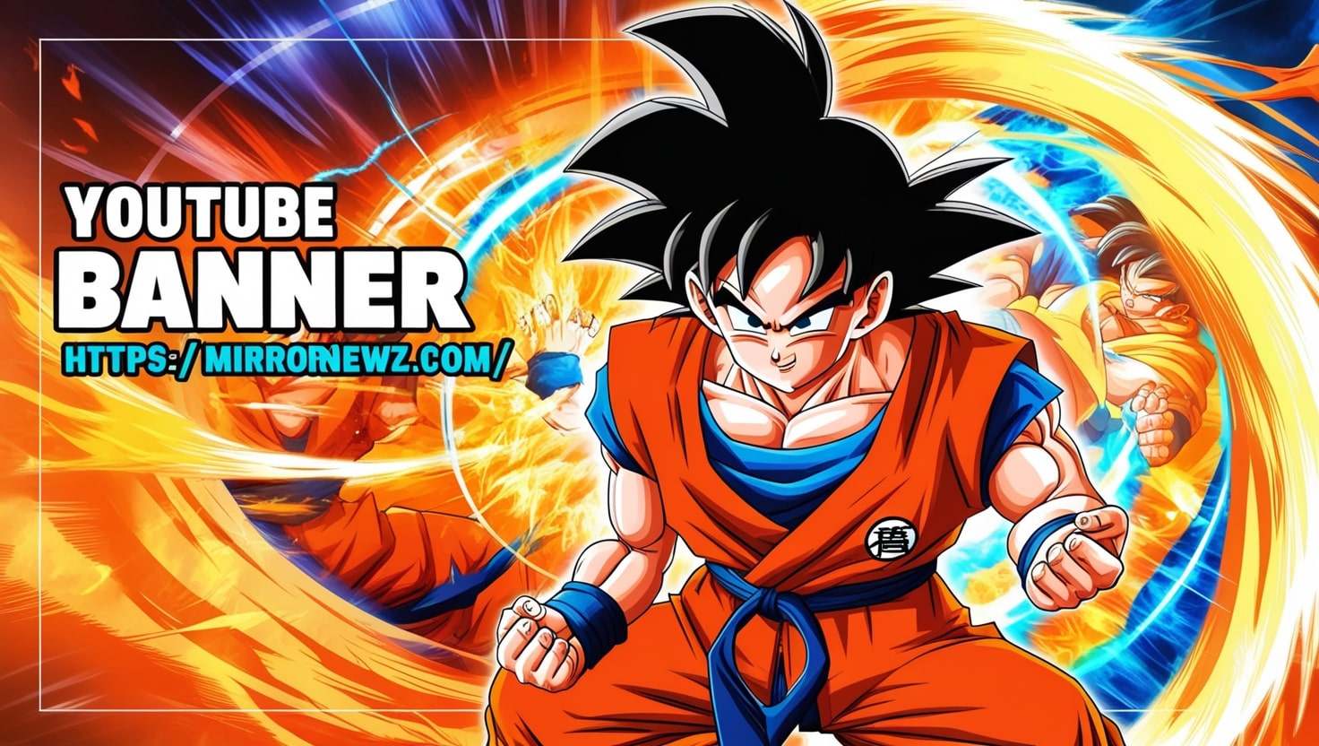 2048 x 1152 Pixels YouTube Banner Goku Banner