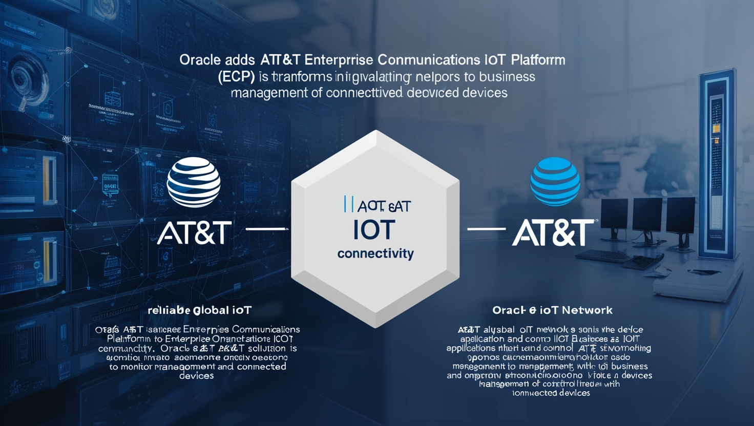 Oracle Adds AT&T IoT Connectivity to ECP