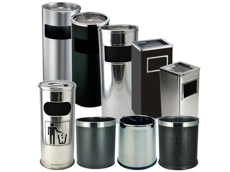 Ưu điểm thùng rác inox so với thùng rác nhựa