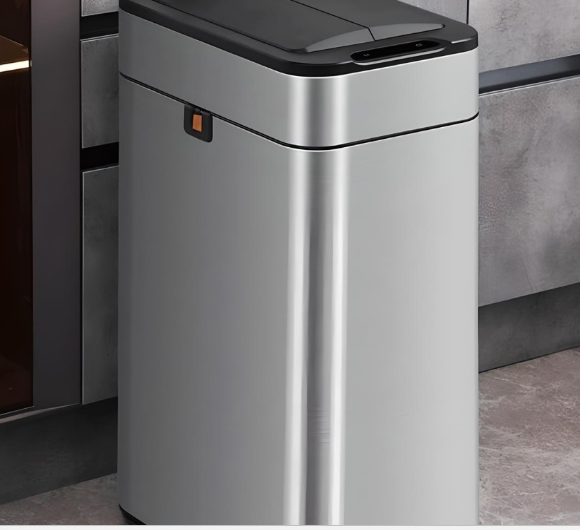 Touchless Stainless Steel Sensor Trash Can 