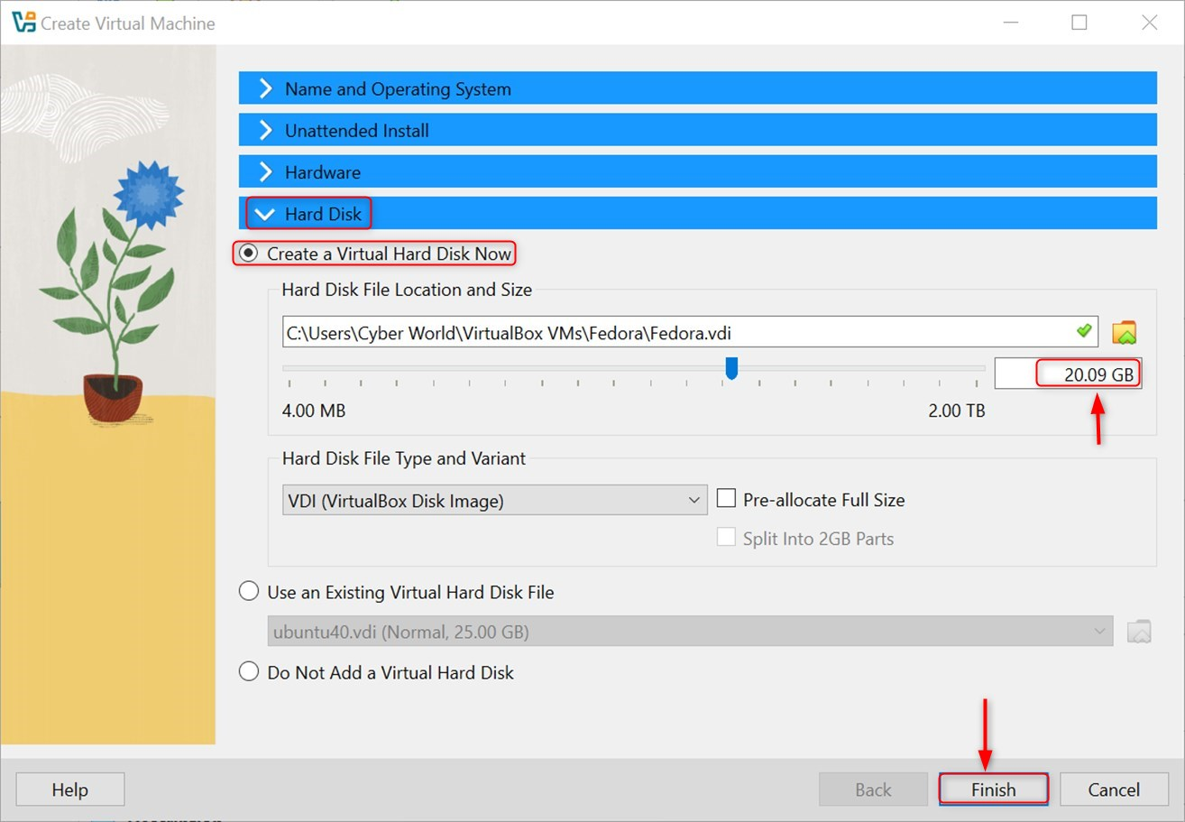create virtual disk