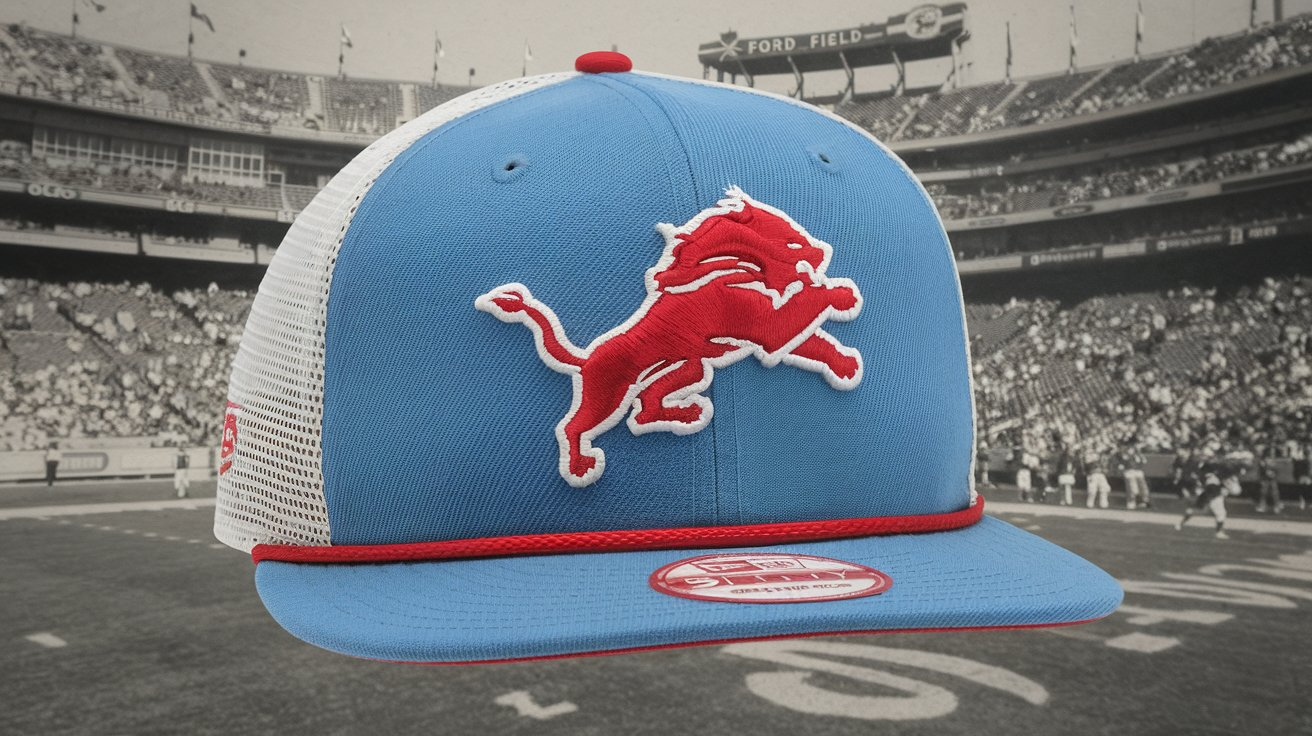 Detroit Lions New Era 1961 Vintage Flex Hat