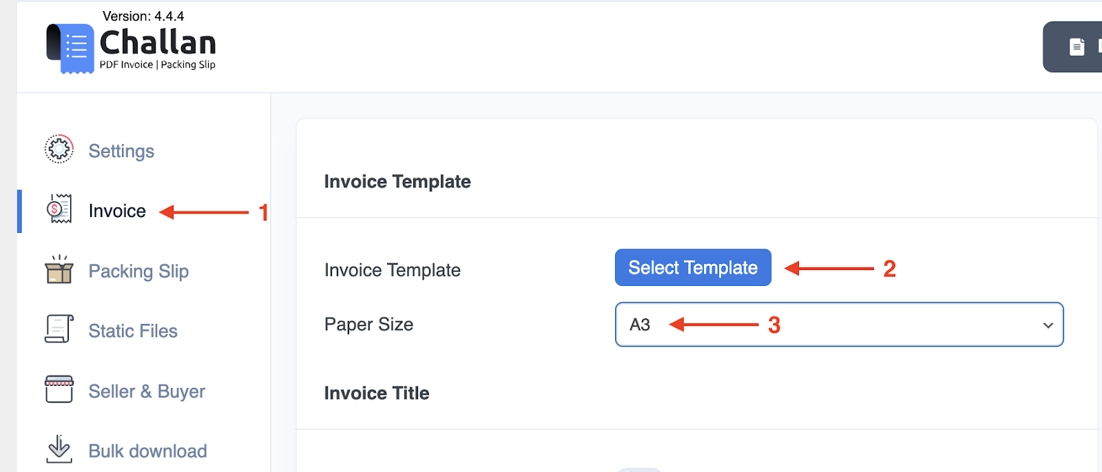 select template for ZATCA e-invoice