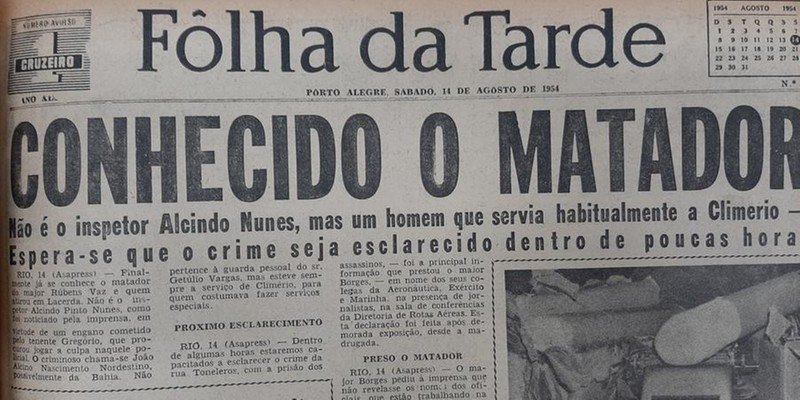 Folha da Tarde de 14 de agosto de 1954