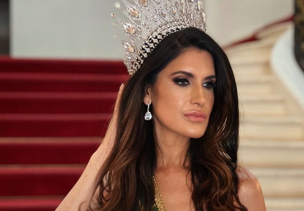 Mrcia Di Paula, eleita Miss Universe Trans na categoria mais de 40 anos  Foto: Divulgao