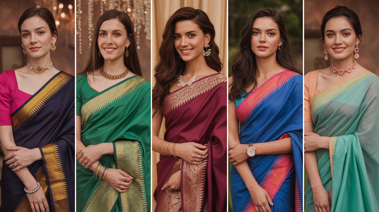 Best Saree Colour Combinations for All Skin Tones