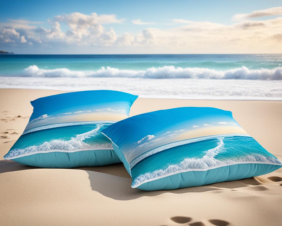 Cooling feather soft pillows for hot sleepers