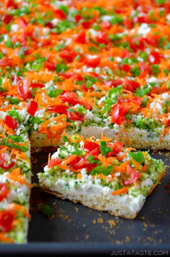 Crescent Roll Veggie Bars