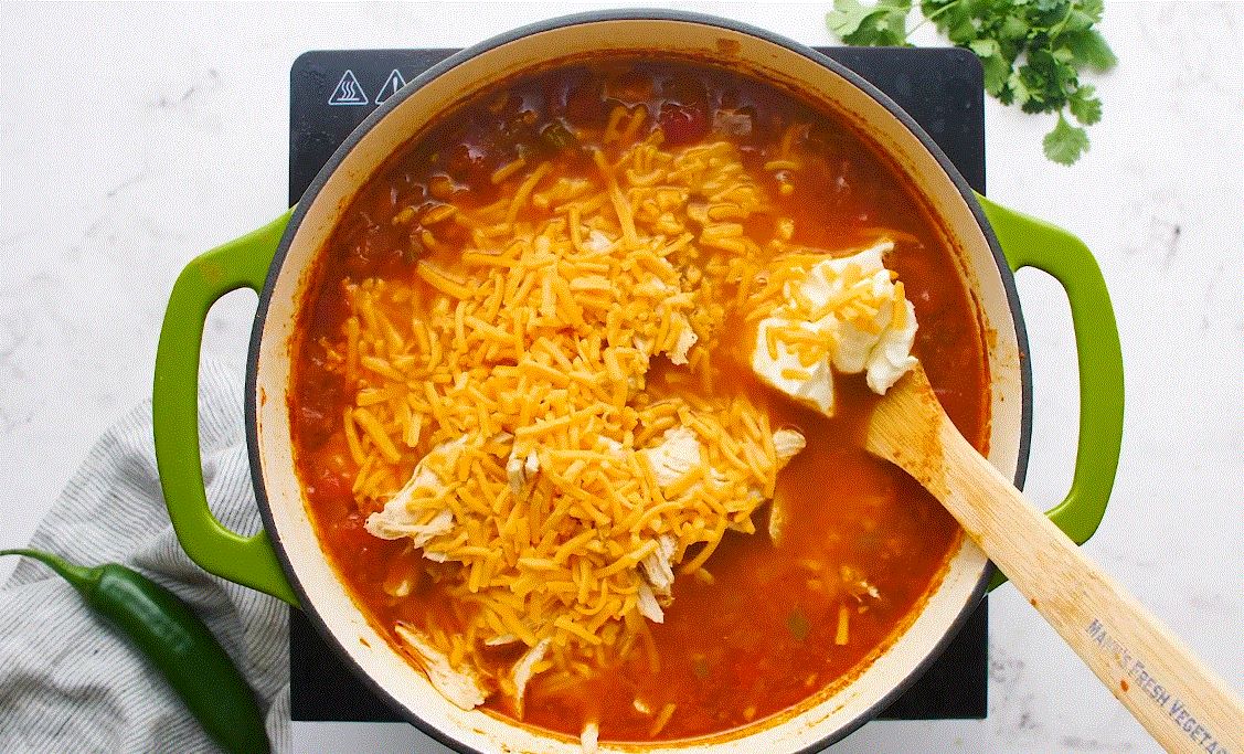 Add Cream and Chicken