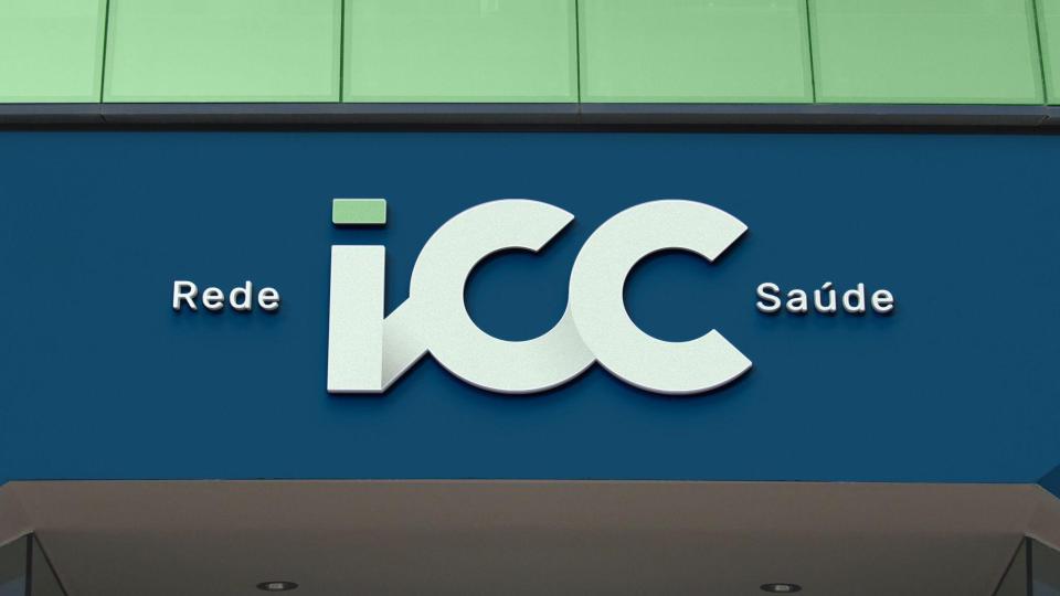Fachada que apresenta a nova fase da Rede ICC Saúde ao público