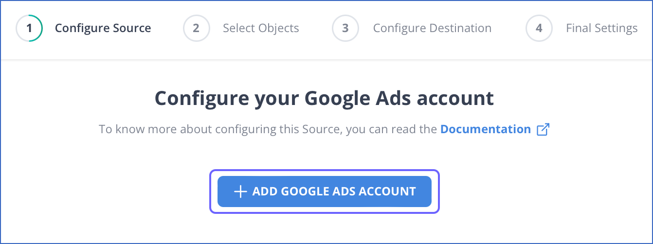 Configure: Integrate Google Ads and Facebook Ads | Hevo Data