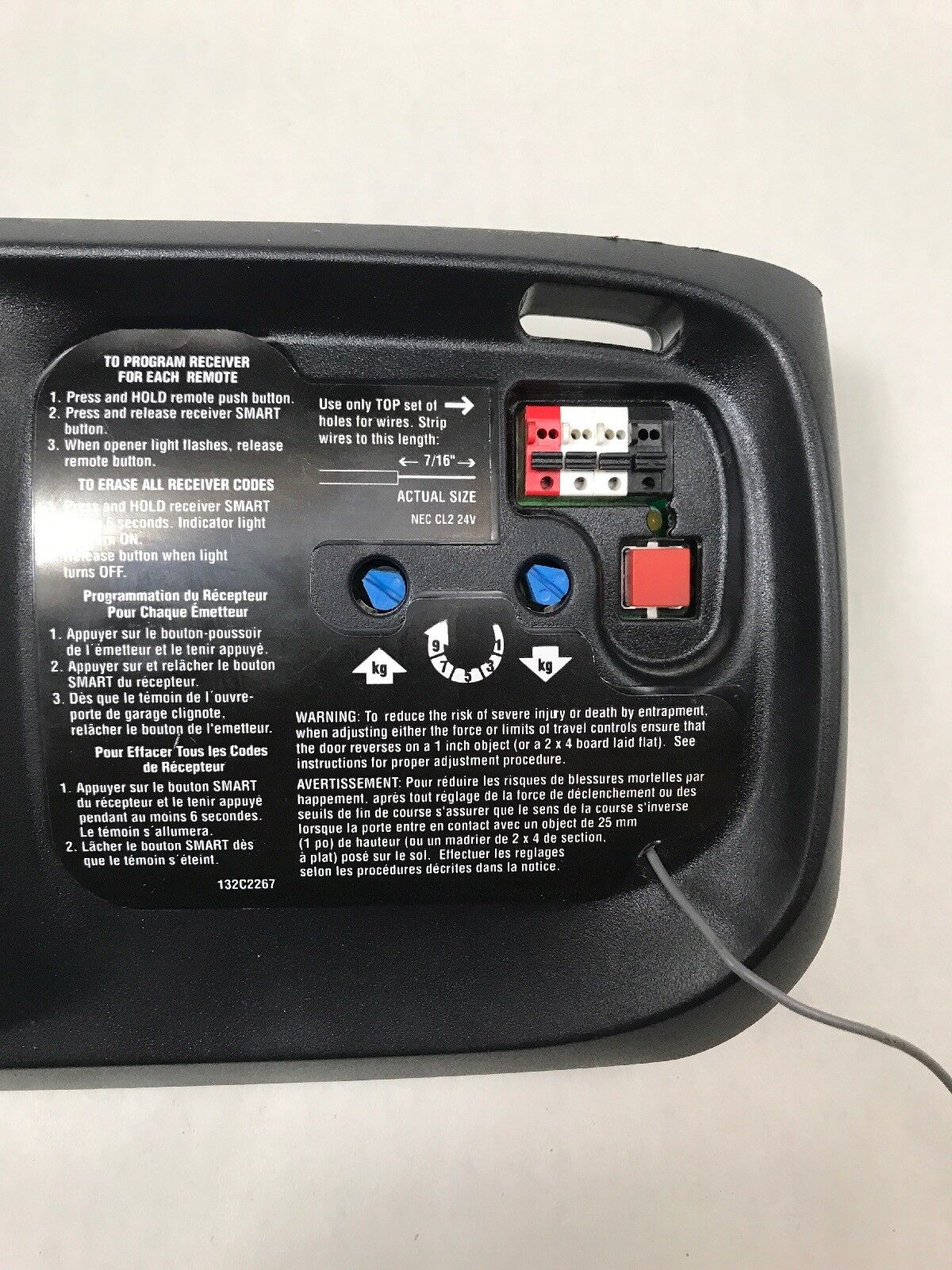 reset liftmaster garage door opener keypad