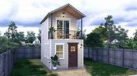 Two Storey Tiny House with Balcony ( 193 Sqft ) - YouTube