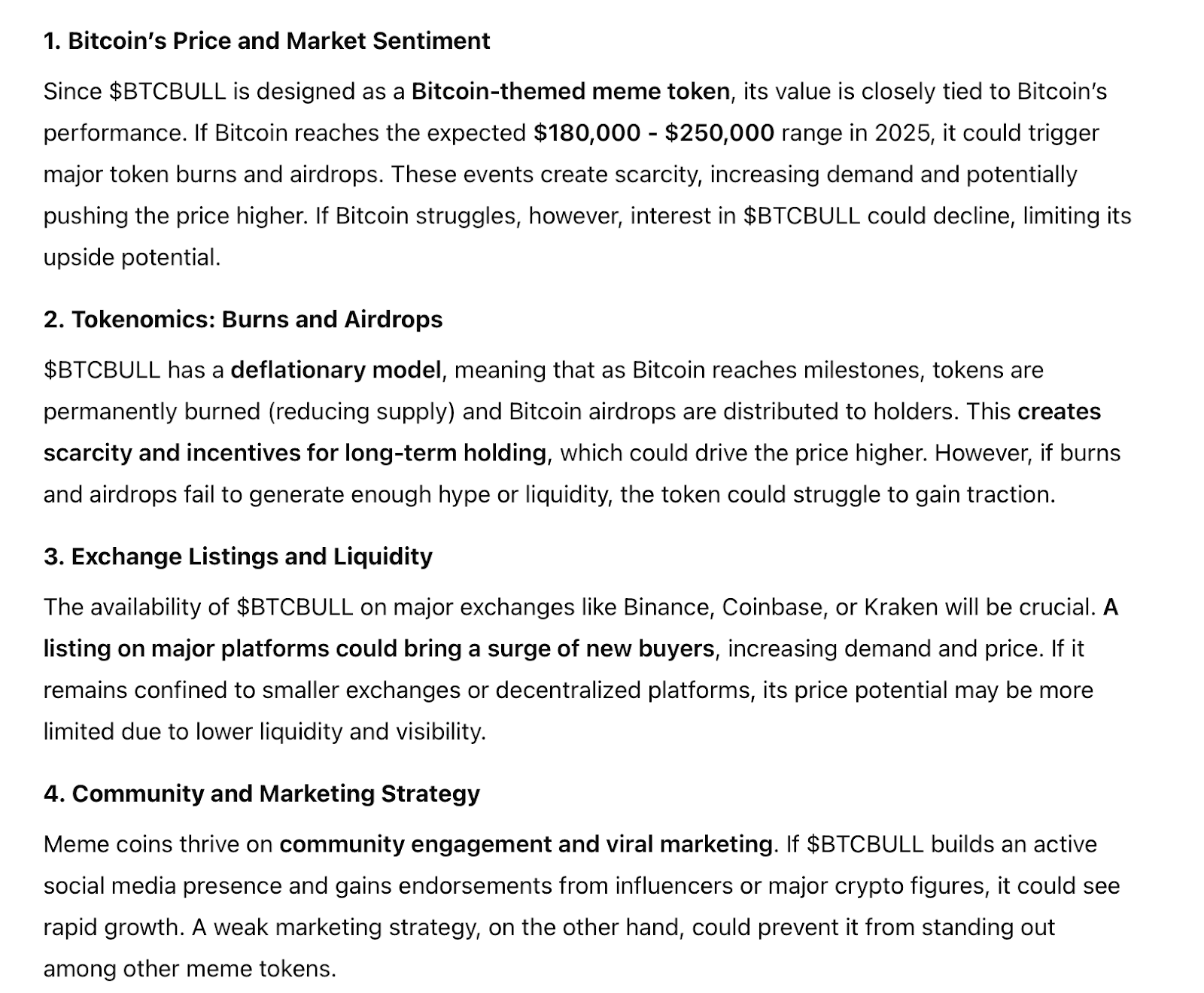 ChatGPT predicts a conservative ROI target of 5-10x