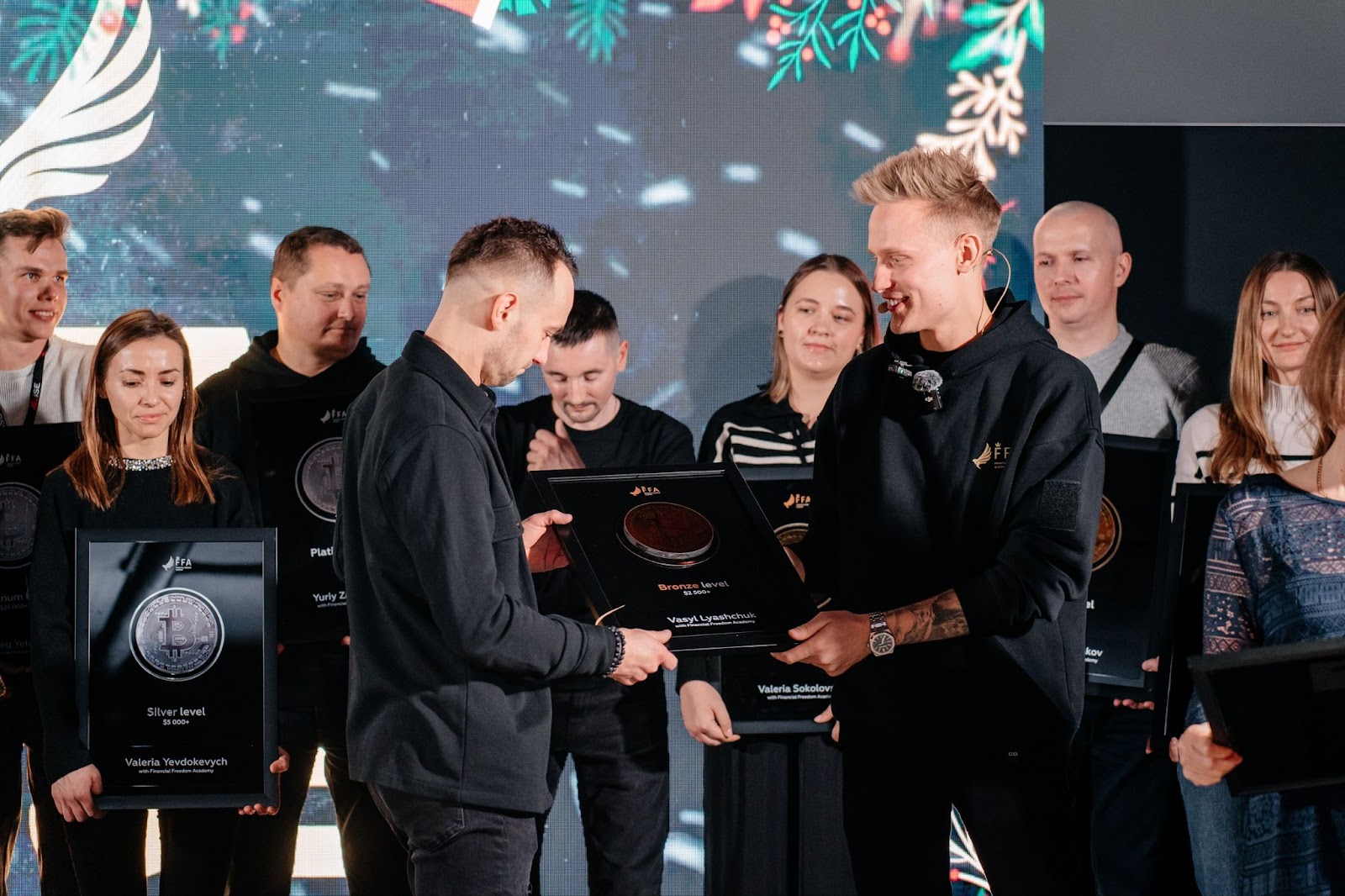 Oleksandr Orlovskyi awards students