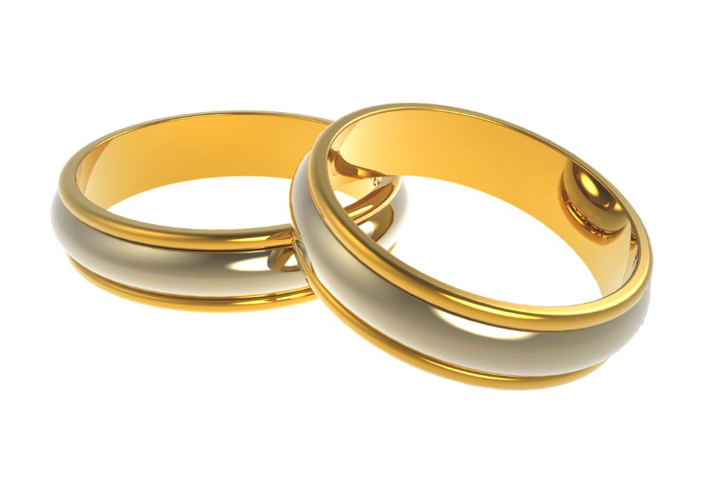 An image of two PVD plating rings for an article about PVD jewelry. 