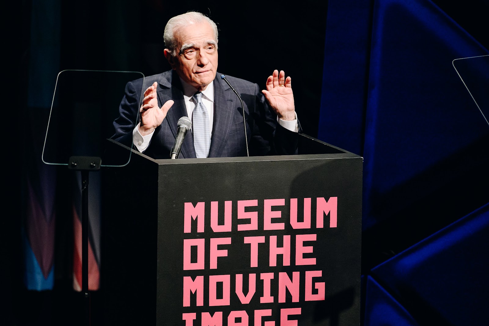 Martin Scoresese speaking at the Spring Moving Image Awards in New York City on June 6, 2023 | Source: Getty Images