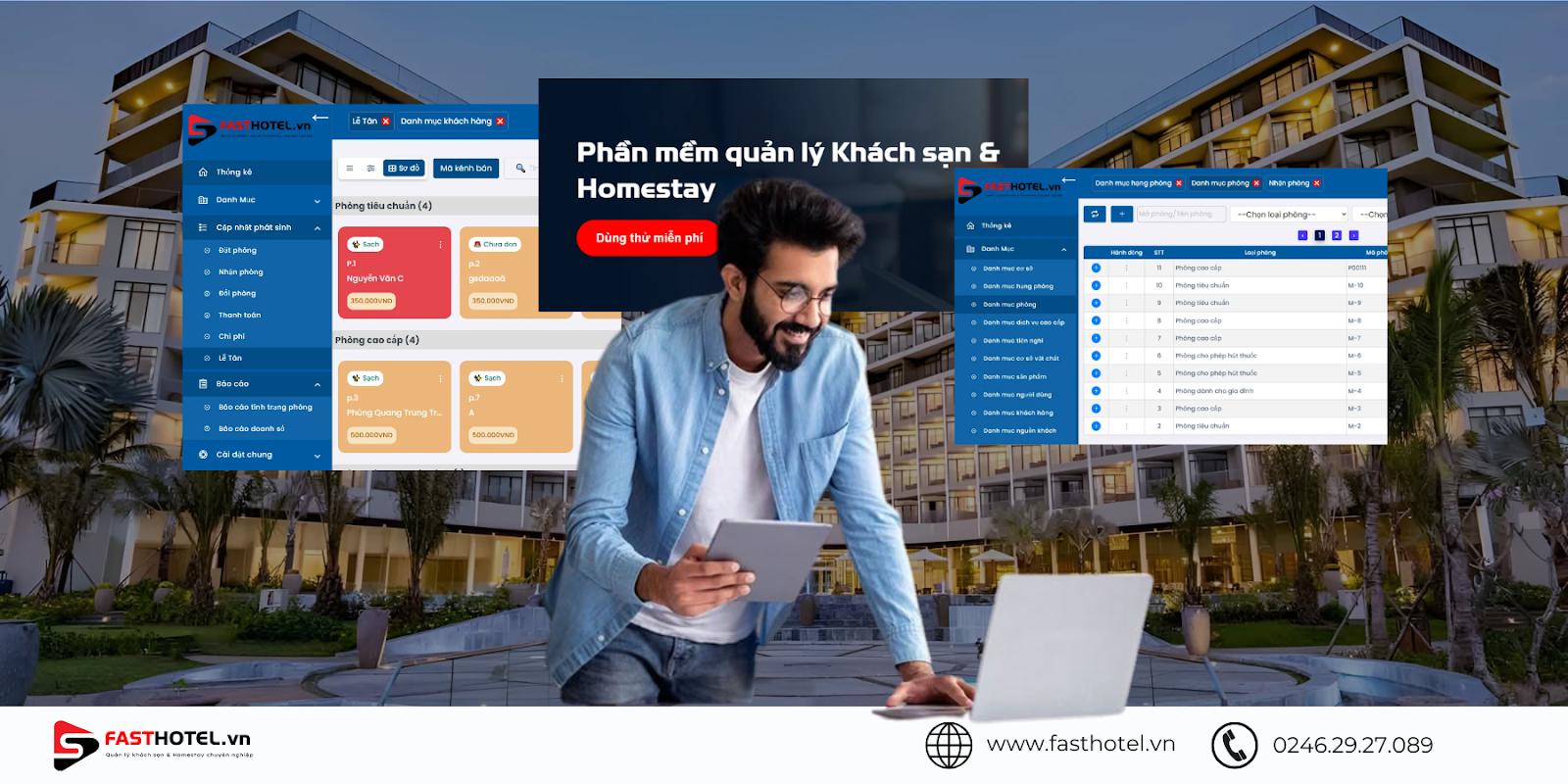 Lợi ích khi sử dụng phần mềm quản lý đặt phòng