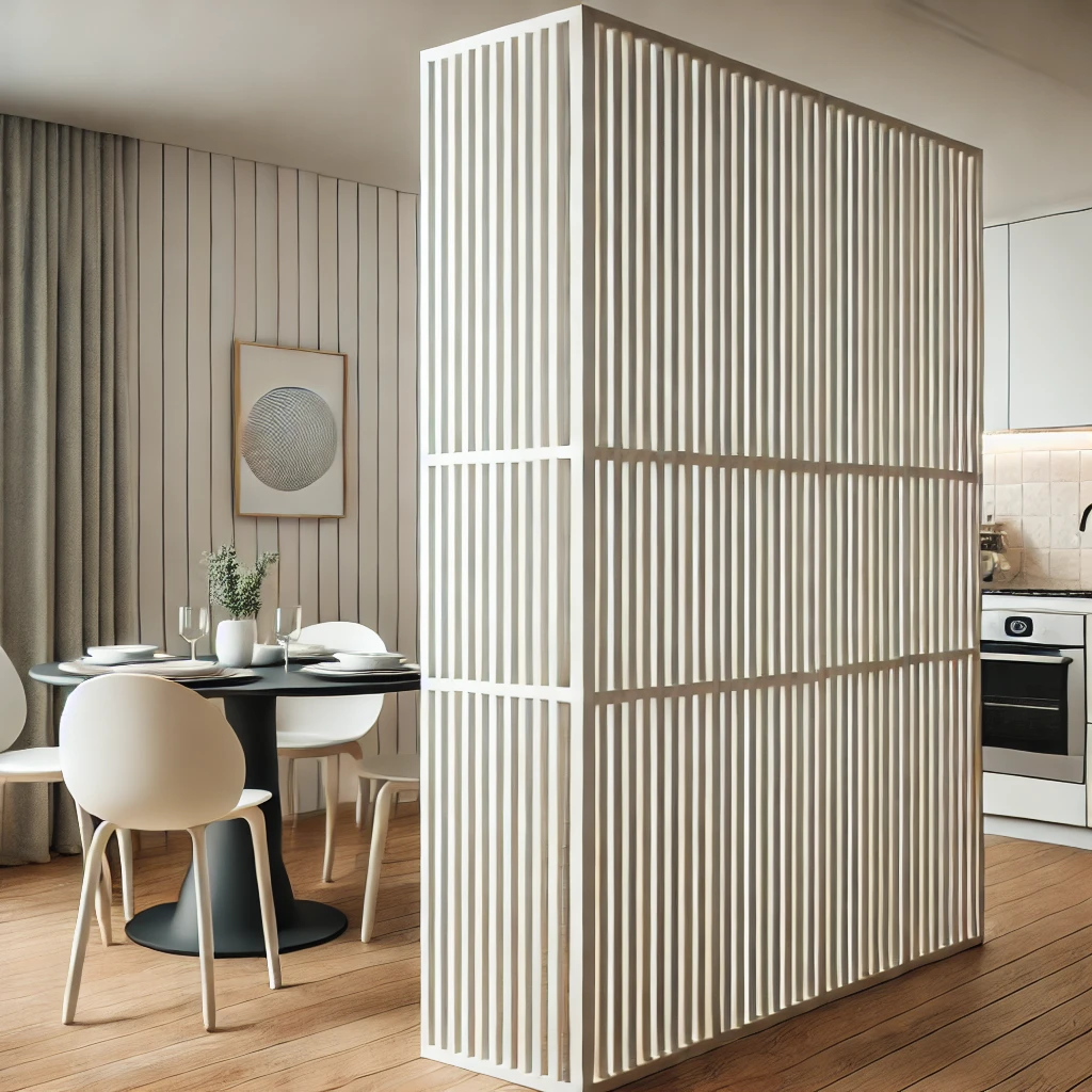 Guarnição utilizada para separar o ambiente da cozinha e sala de jantar.