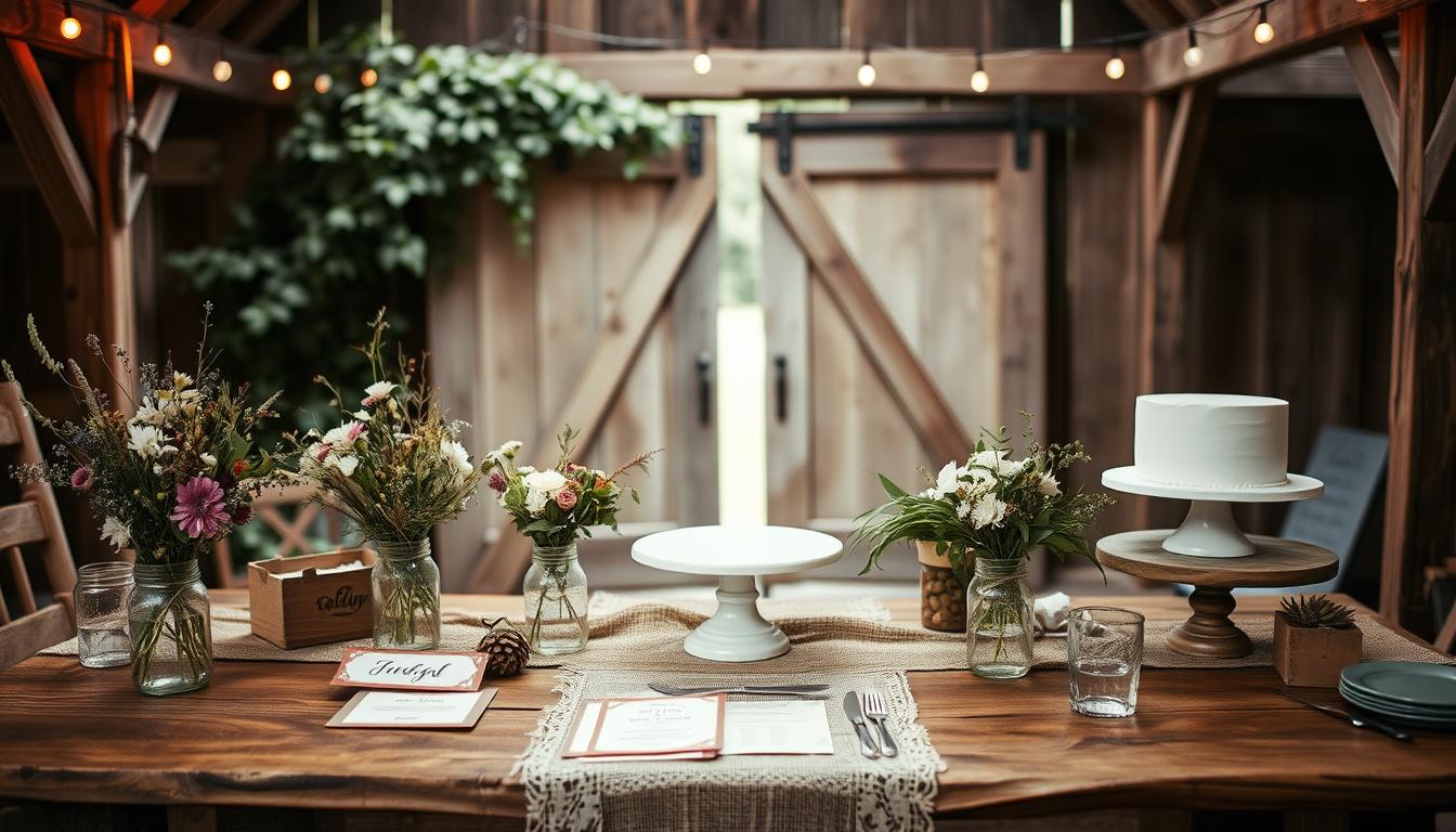 DIY rustic wedding budget tips