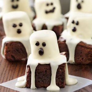 Spooky Boo Brownies