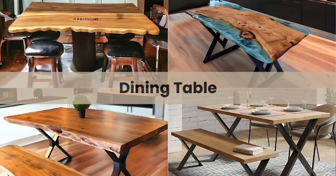 Holi Sale on wooden dining table, solid wood dining table, epoxy resin dining table, live edge dining table