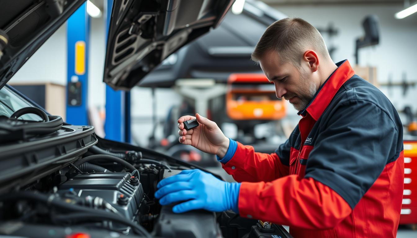 Regular vehicle maintenance being performed to prevent P0335 circuit malfunction