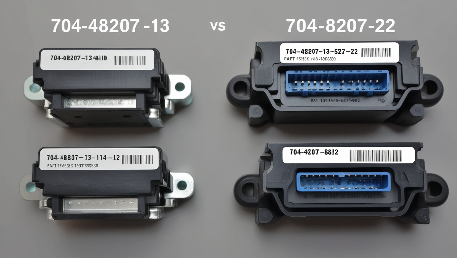 What Is the Difference Between 704-48207-13 and 704-48207-22