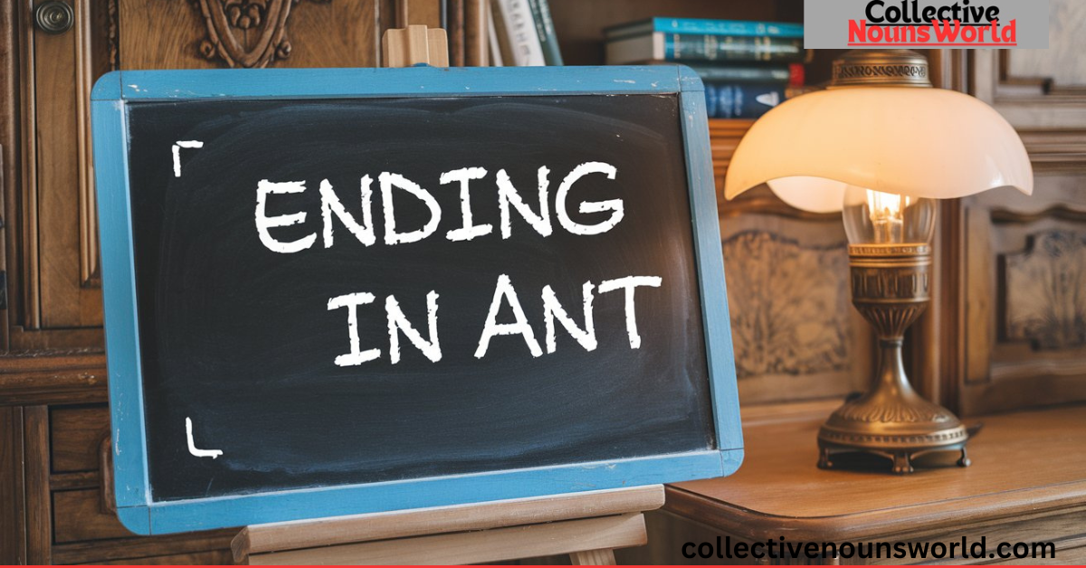  end in ant,with short sentences