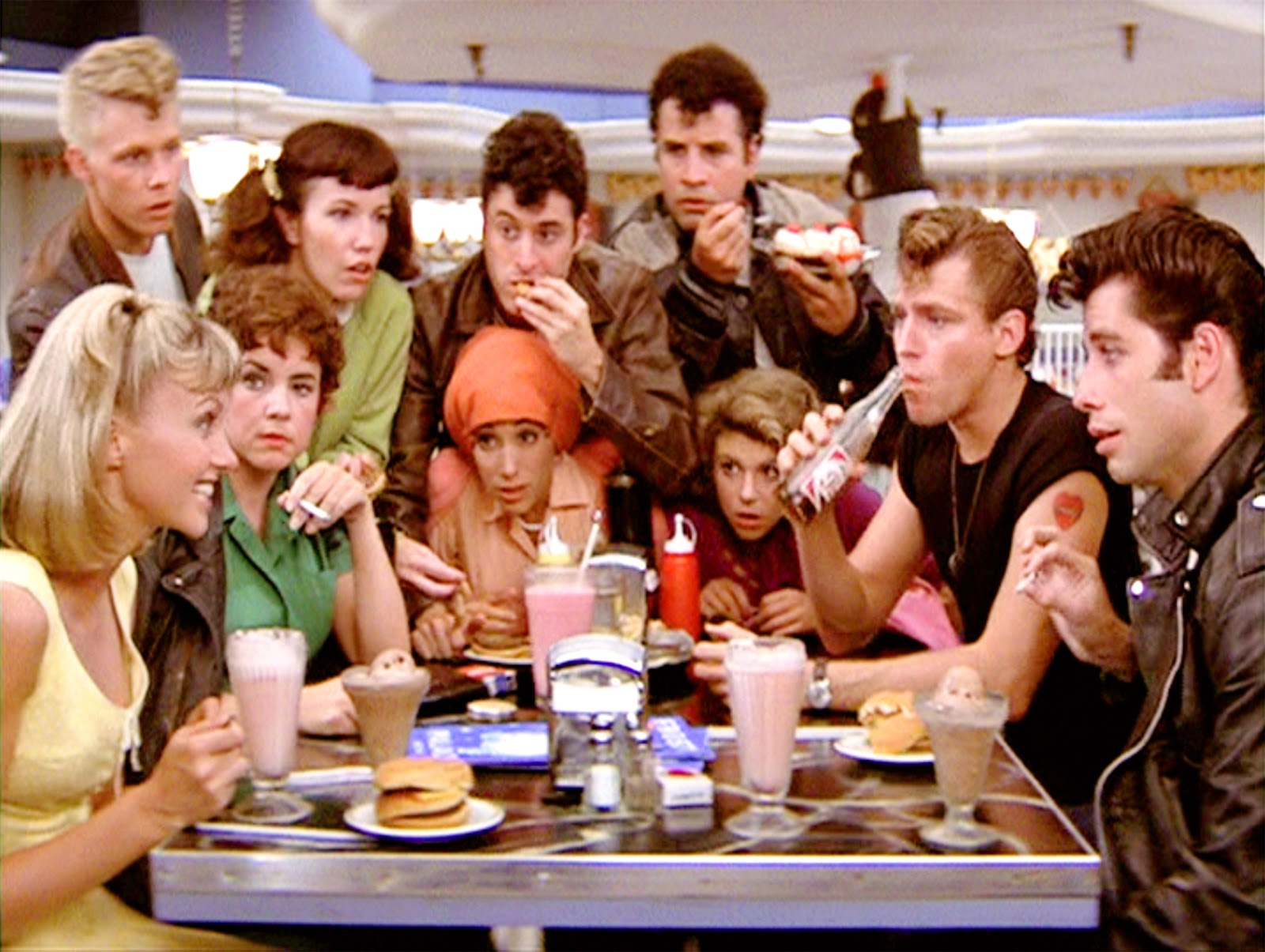 Jamie Donnelly and the "Grease" cast in 1978 | Source: Getty Images