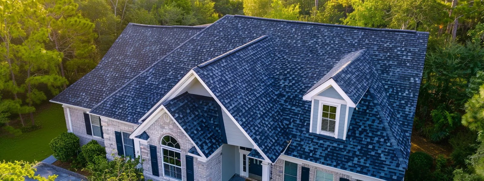 a skilled roofer expertly installing shingles on a vibrant new orleans home, showcasing precision and expertise.