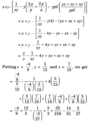 Rational Numbers Class 7 Extra Questions Maths Chapter 9 Q18.1