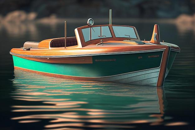 Beautiful boat generative ai