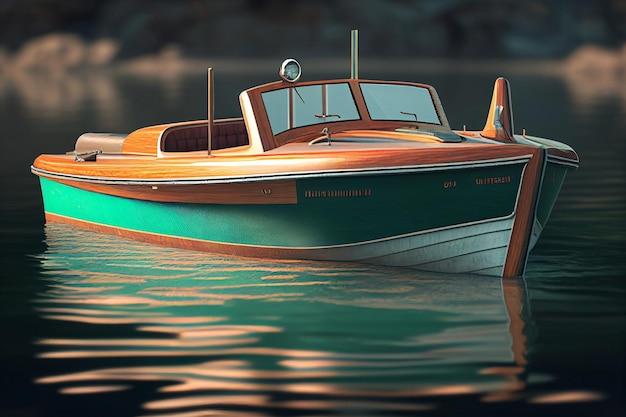 Beautiful boat generative ai