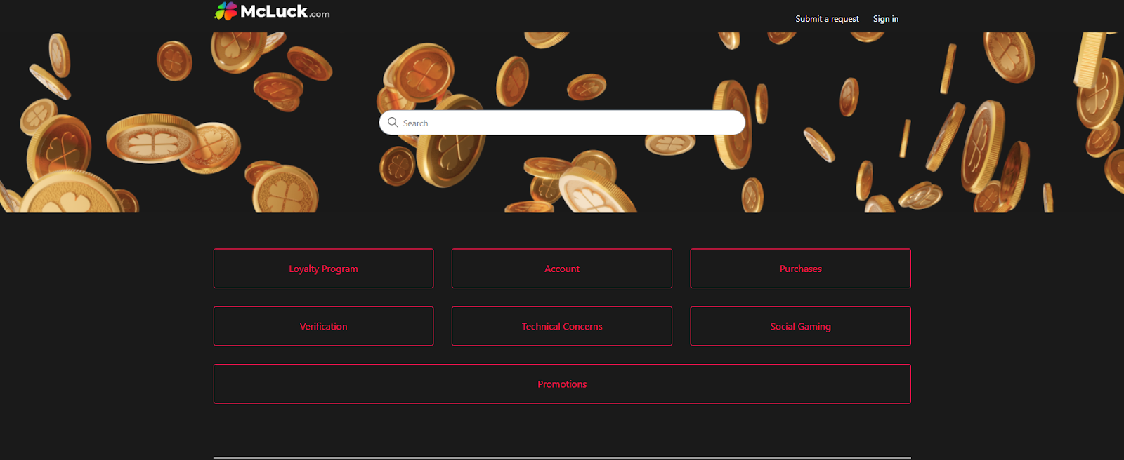 McLuck casino customer support