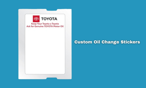 oil change sticker meaning