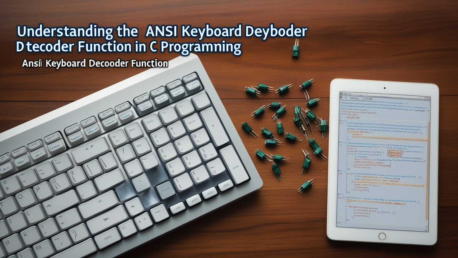 C ANSI keyboard Decoder Function