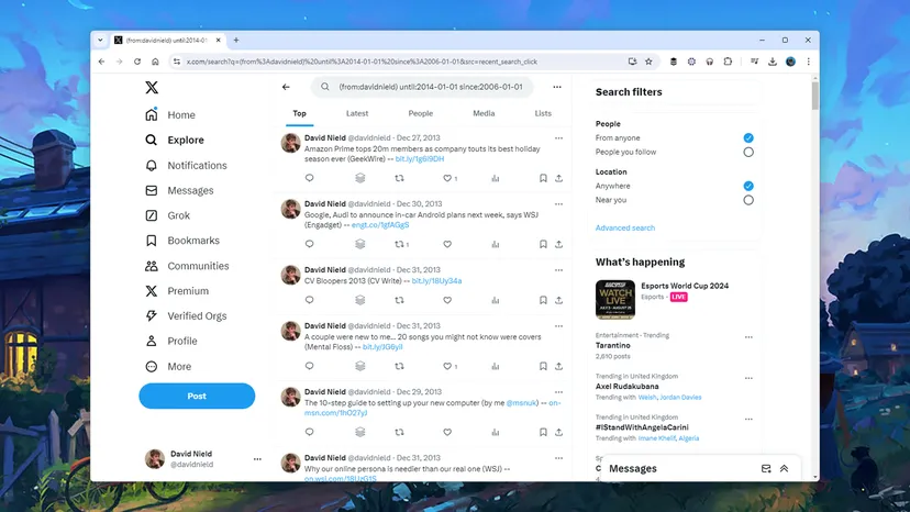 Як видалити старі дописи на Twitter