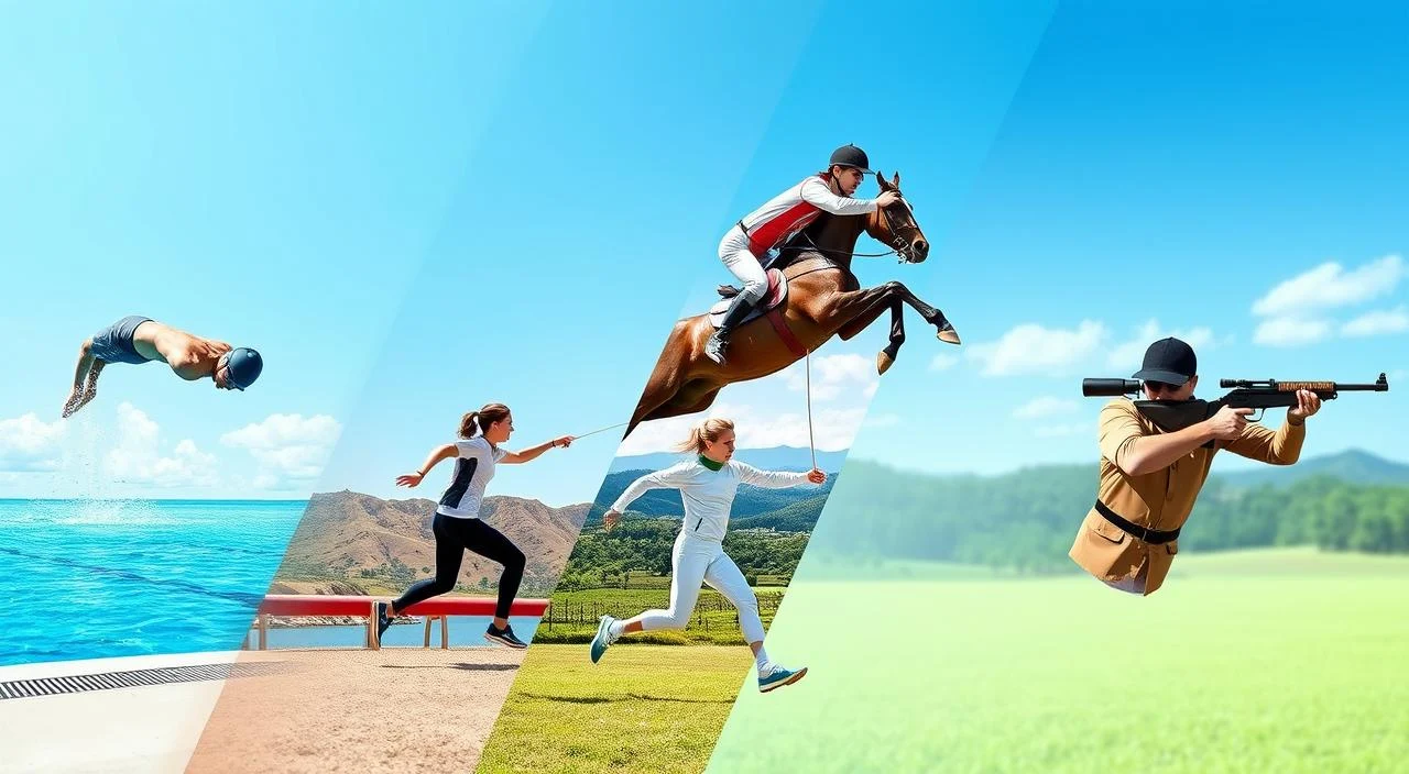 pentathlon disciplines