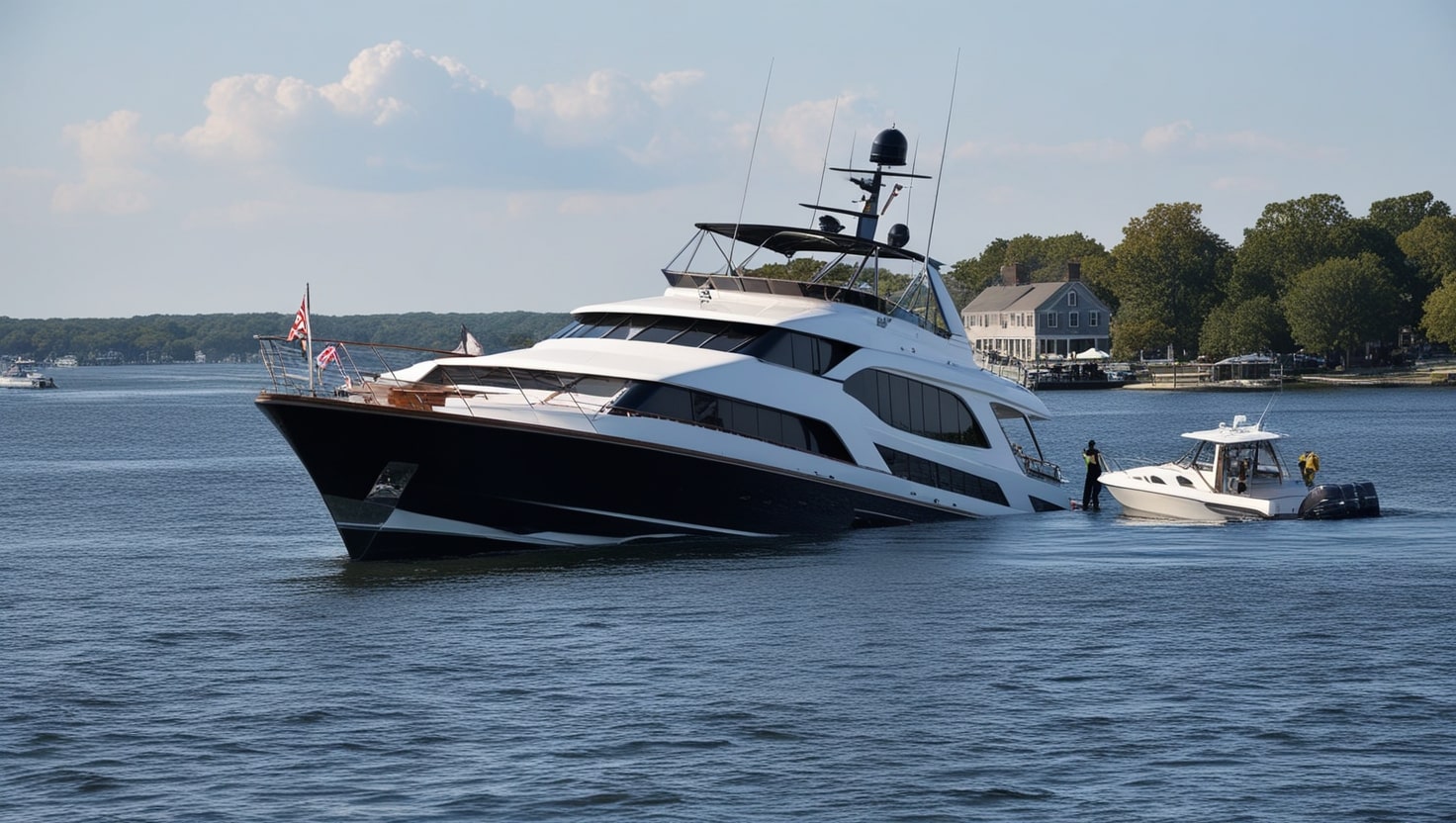 $8 Million Yacht Capsizes Near Annapolis