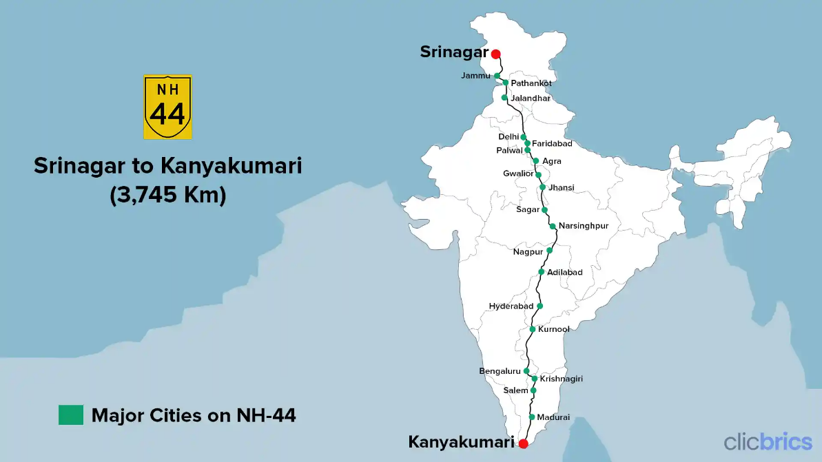 NH 44, India NH 44, India