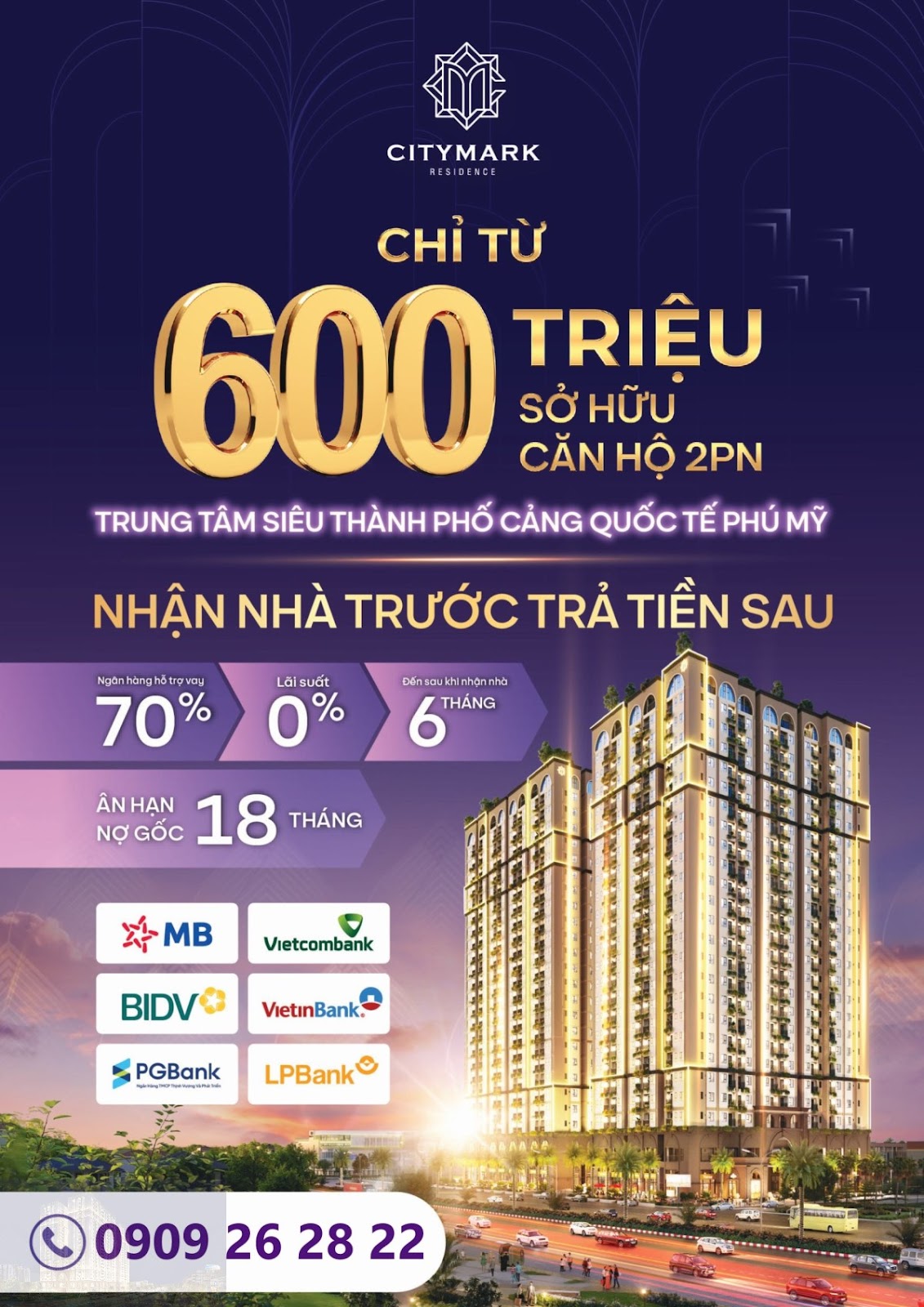 Dự án CityMark Residence dễ dàng sở hữu ngay hôm nay