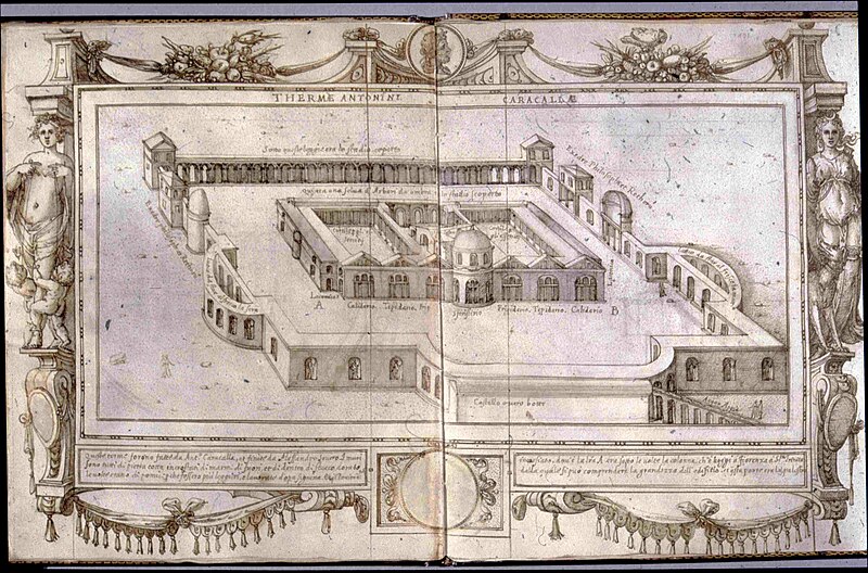 Architecture of the Baths of Caracalla