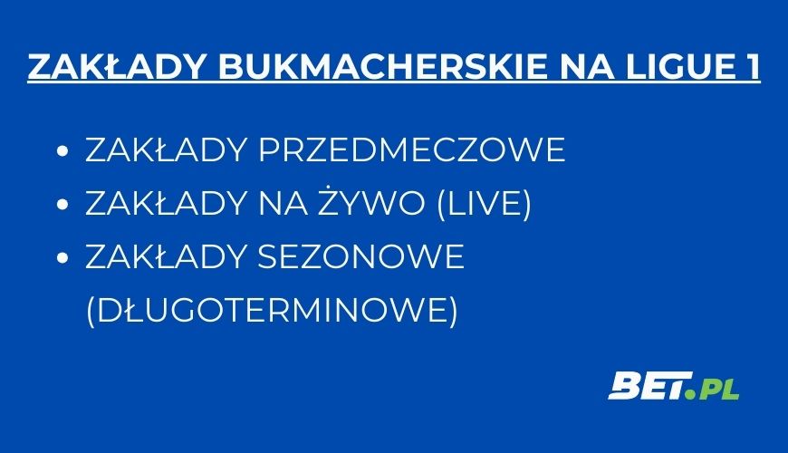 Ligue 1 zakłady bukmacherskie