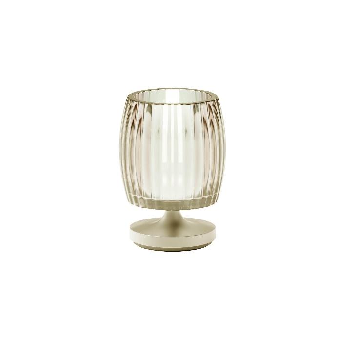 A glass cup with a stand

Description automatically generated