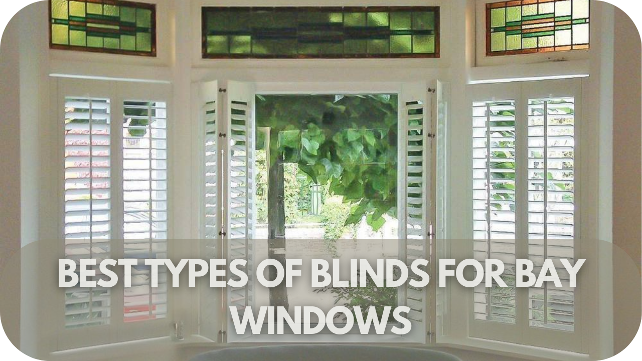 Top blinds for bay windows