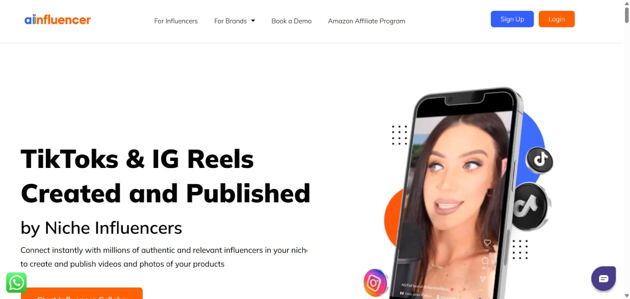 ainfluencer homepage