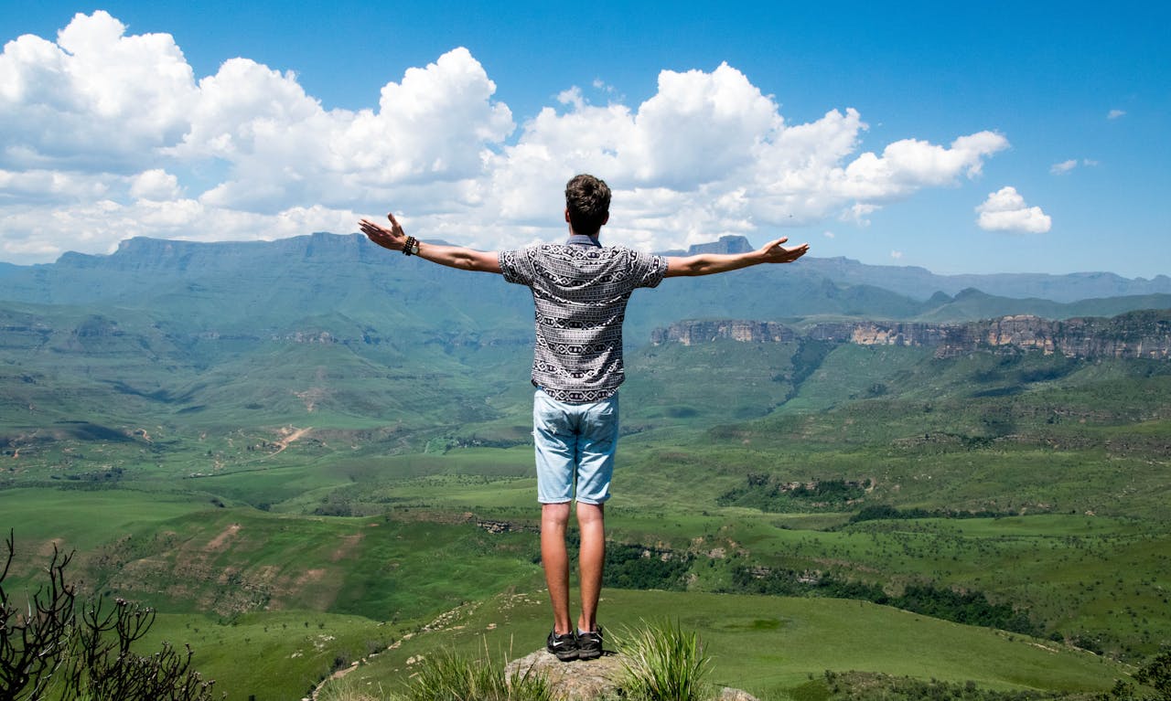 A peaceful man showing the effect of how to automate your life